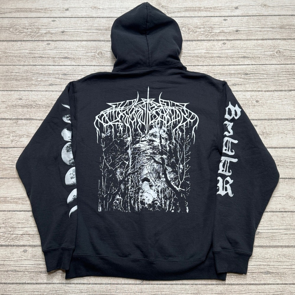WITTR Wolves In The Throne Room Hoodie Men's L Black Cascadian Heavy Metal Merch